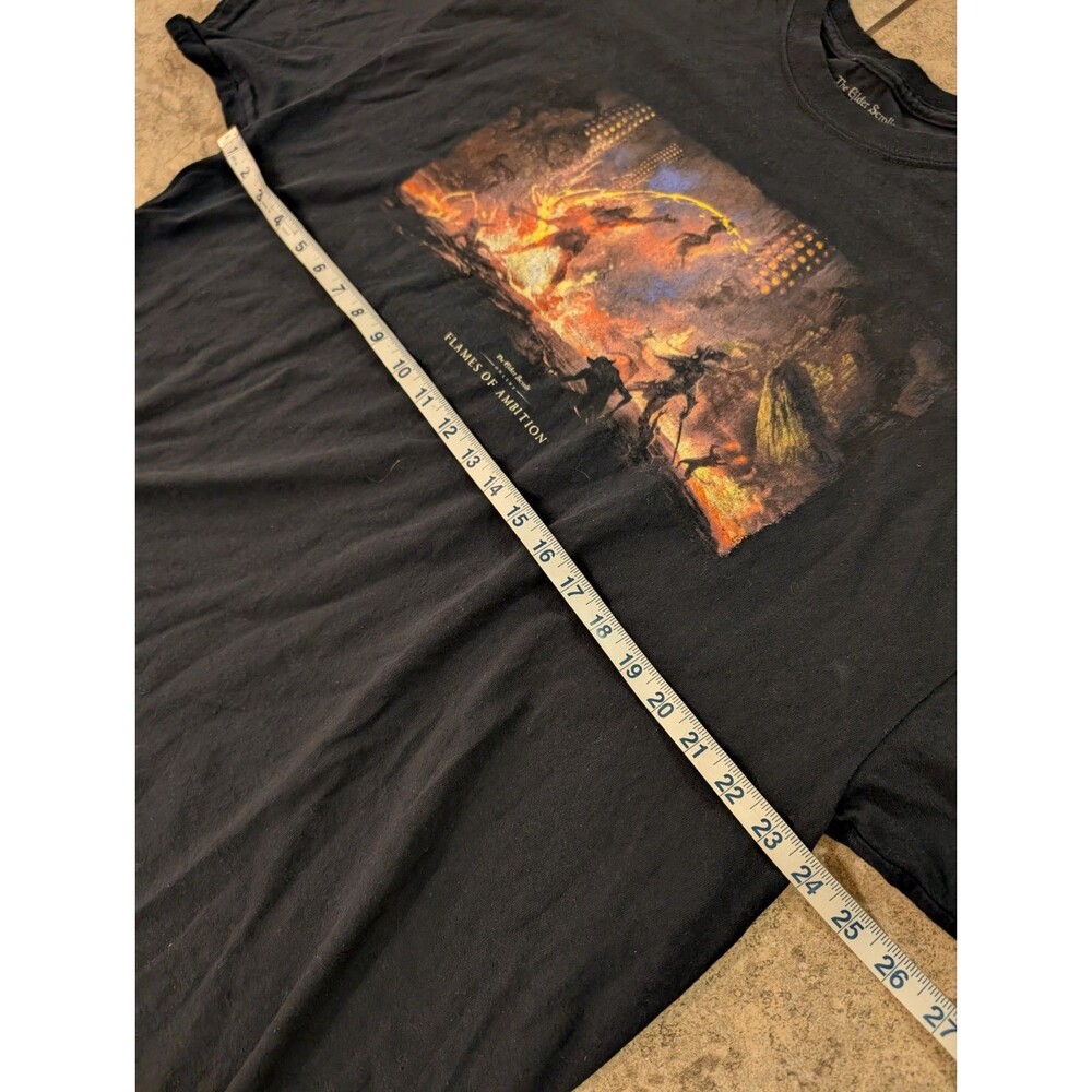 Elder Scrolls Online Flames of Ambition Shirt 2XL Bethesda Loot Wear Exclusive - Picture 3 of 15